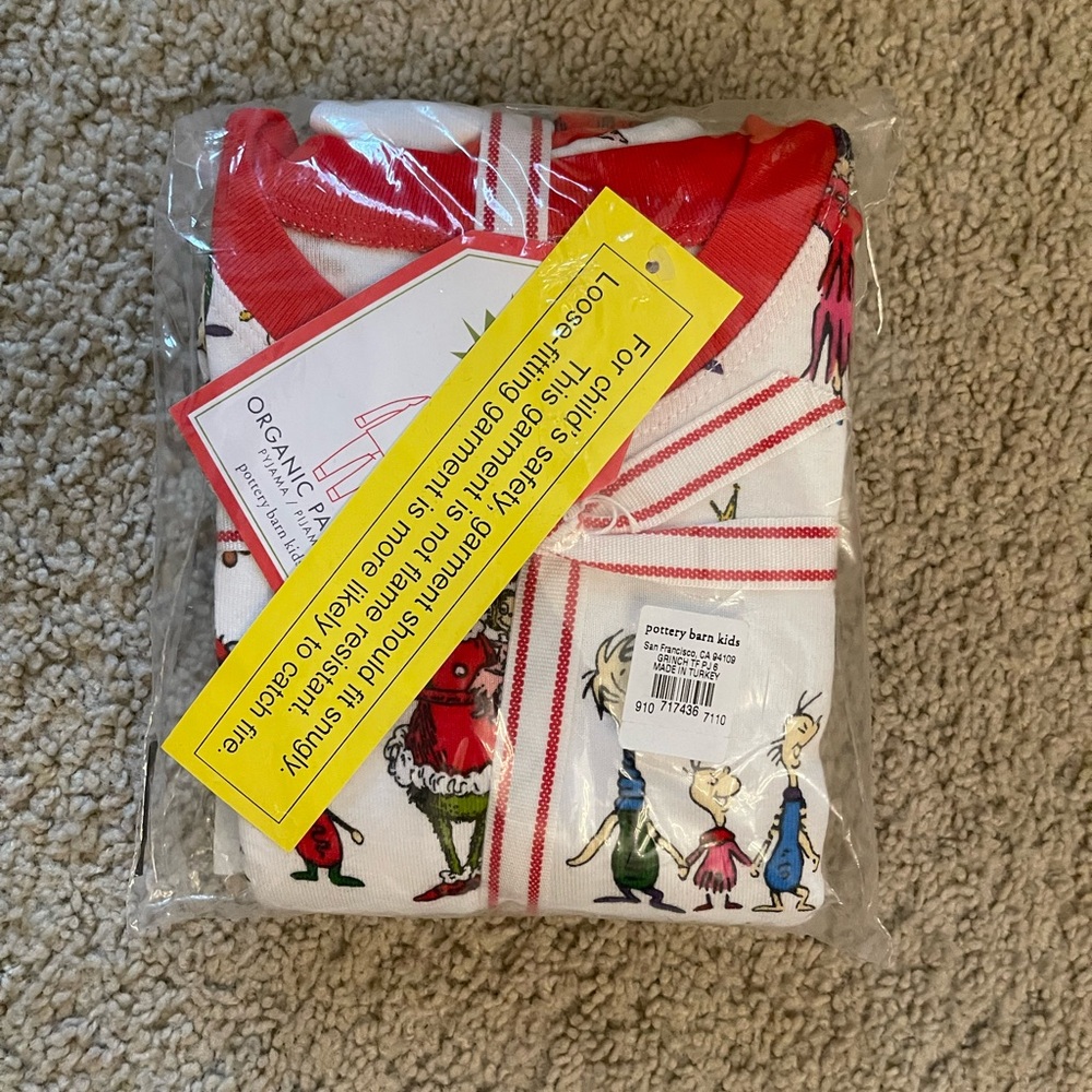 Pottery Barn Kids Dr. Seuss Pajama Set - Sz 6